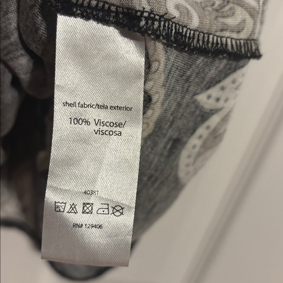 Lasccana Venus racerback shirt in black and white size XS - Picture 6 of 9